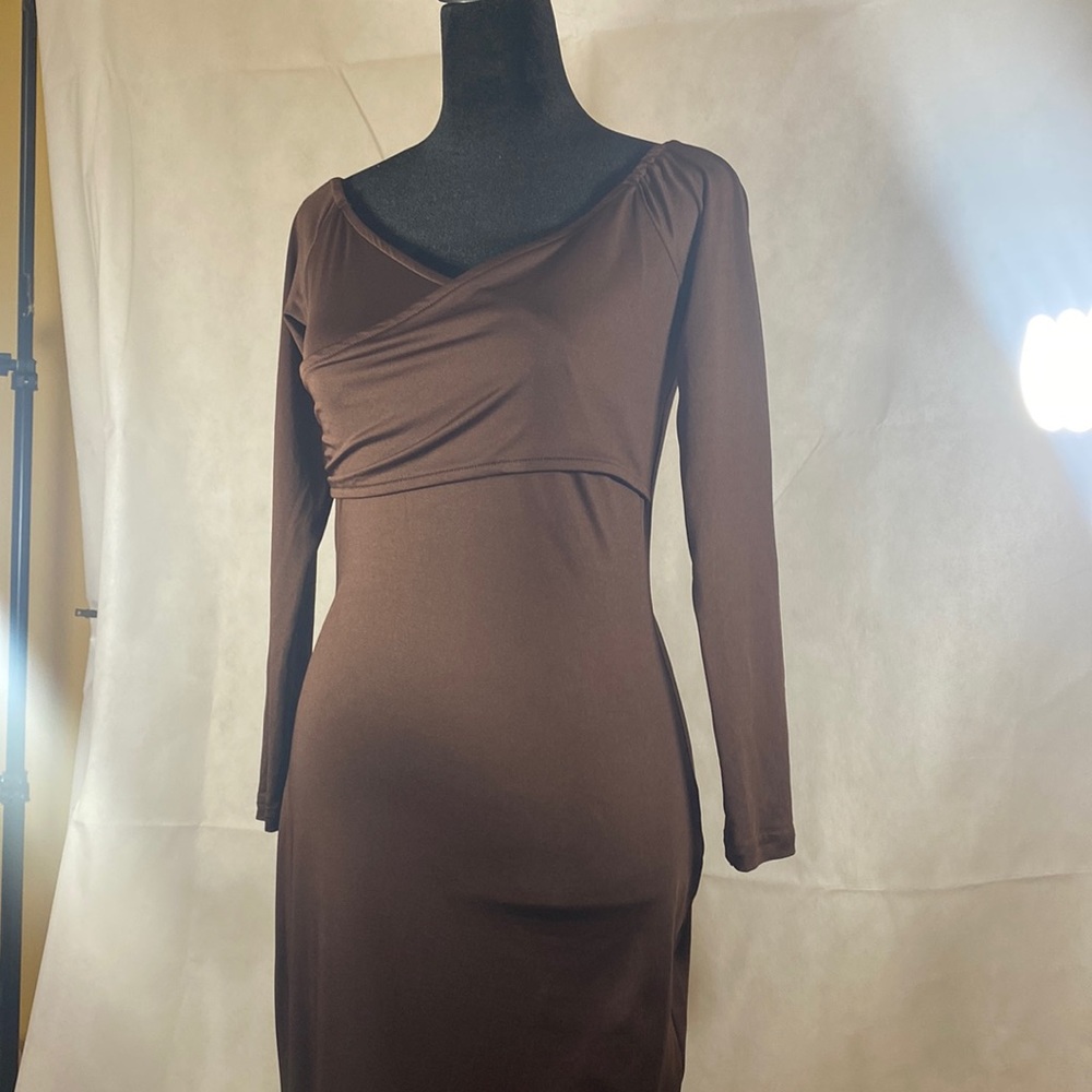 SHEIN size medium stretchy criss cross front dress